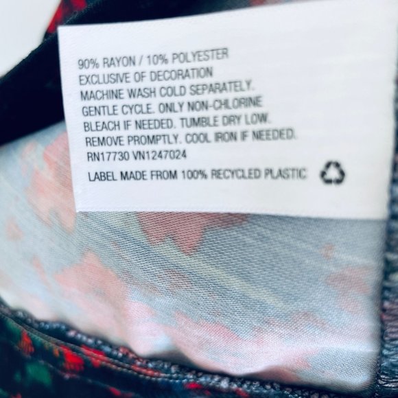 Rachel Comey Womens Dress 4 Midi Kodak Red Floral Print Volume Sleeve Target New - Picture 11 of 16